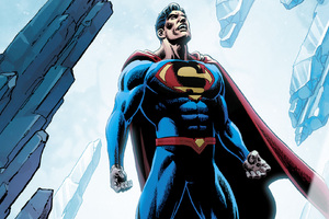 Superman Dc Comic Fan Art (1024x768) Resolution Wallpaper