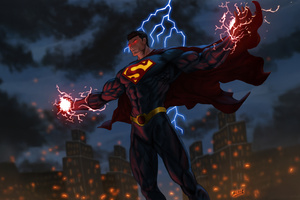 Superman Defender Of Earth (1024x768) Resolution Wallpaper