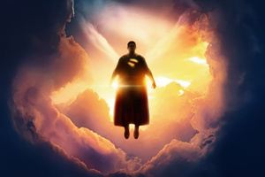 Superman Defender Of Time (2048x2048) Resolution Wallpaper