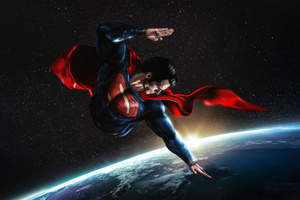 Superman Guardian Of Earth (1336x768) Resolution Wallpaper