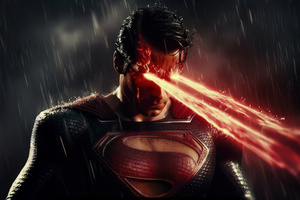 Superman Heat Vision Unleashed (1680x1050) Resolution Wallpaper