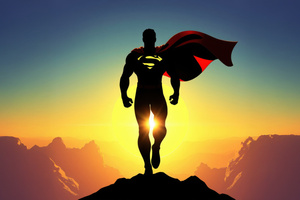 Superman Hope Never Falls (1600x1200) Resolution Wallpaper