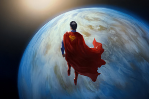 Superman Hope Symbol (2048x2048) Resolution Wallpaper