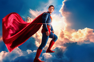 Superman Iconic Red Cape (1600x1200) Resolution Wallpaper