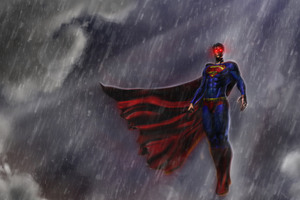 Superman Justice League Artwork 8k