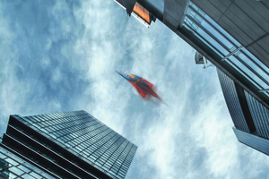 Superman Legacy Flying (1280x800) Resolution Wallpaper