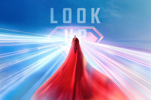 Superman Look Up Epic Moment (1024x768) Resolution Wallpaper