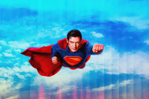 Superman Look Up Watcher (1280x800) Resolution Wallpaper