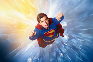 Superman Origins (1366x768) Resolution Wallpaper