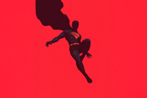 Superman Red Cape Rising (3840x2160) Resolution Wallpaper
