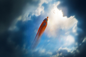 Superman Soaring Hope (1024x768) Resolution Wallpaper