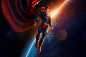 Superman Symbol Of Hope Rising (2932x2932) Resolution Wallpaper