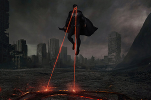 Superman Synder Cut Black Suit 5k