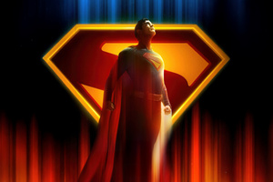 Superman Upwards To Justice (1024x768) Resolution Wallpaper