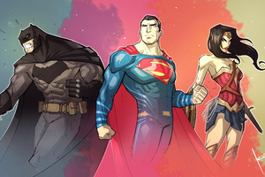 Superman Wonder Woman Batman 5k Heroicly