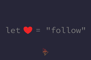 Swift Programming Code Love Typography (1280x800) Resolution Wallpaper