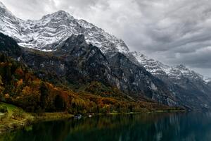 Switzerland Lake Landscape Mountains 10k Wallpaper