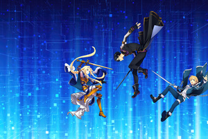 Sword Art Online Game (2880x1800) Resolution Wallpaper