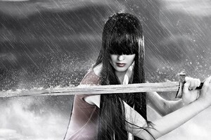 Sword Girl (1400x900) Resolution Wallpaper