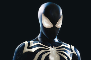 Symbiote Spider Man Suit 4k (1600x900) Resolution Wallpaper