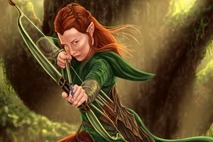 Tauriel Hobbit 4k (1600x900) Resolution Wallpaper