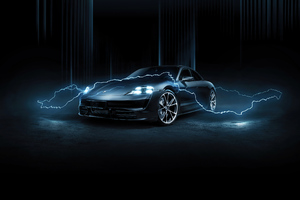 TechArt Porsche Taycan Turbo 2020 (2560x1080) Resolution Wallpaper