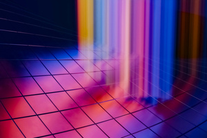 Technicolor Pixel Prism (1360x768) Resolution Wallpaper