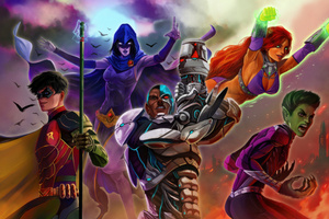Teen Titans (2560x1024) Resolution Wallpaper
