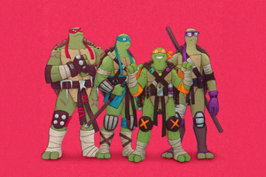 Teenage Mutant Ninja Turtles 4k Artwork (1600x900) Resolution Wallpaper