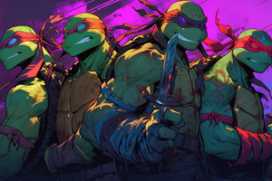 Teenage Mutant Ninja Turtles Adventure Begins (1280x1024) Resolution Wallpaper