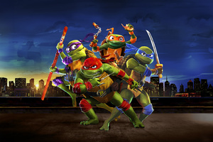 Teenage Mutant Ninja Turtles Mutant Mayhem Movie (1600x900) Resolution Wallpaper