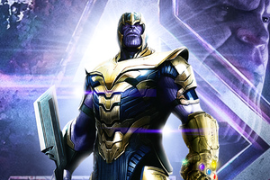 Thanos 2020 4k Artwork (2560x1024) Resolution Wallpaper