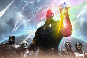 Thanos Avengers Infinity War 2018 Artwork (5120x2880) Resolution Wallpaper
