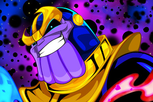 Thanos Feeling Lucky (1360x768) Resolution Wallpaper