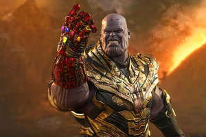 Thanos I Am Inevitable (1152x864) Resolution Wallpaper
