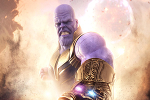 Thanos IMAX Avengers Infinity War Poster 2018
