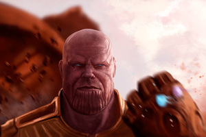 Thanos Infinity Gauntlet 4k Wallpaper