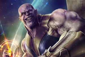 Thanos Infinity Stone Artwork