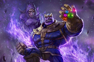 Thanos Mad Titan Wallpaper