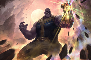 Thanos Manic (2560x1080) Resolution Wallpaper