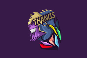 Thanos Minimalism 8k Wallpaper