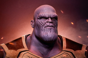 Thanos The Mad Titan Fanart 4k (2560x1080) Resolution Wallpaper
