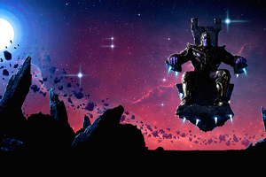 Thanos Throne Wallpaper