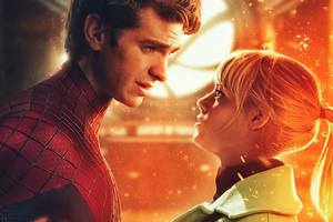 The Amazing Spiderman 3 Andrew And Emma Stone Wallpaper