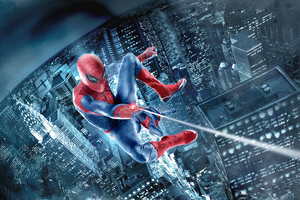 The Amazing Spiderman 8k (1360x768) Resolution Wallpaper