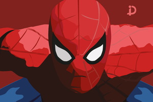 The Amazing Spiderman Illustration (1024x768) Resolution Wallpaper