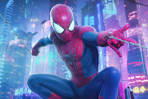 The Amazing Spiderman Marvel Fanart (1024x768) Resolution Wallpaper