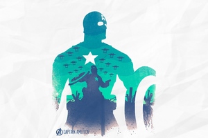 The Avengers Captain America Art