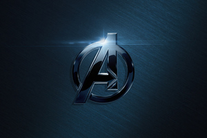 The Avengers Metal Logo 4k Wallpaper