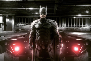 The Batman Batmobile 2021 Wallpaper